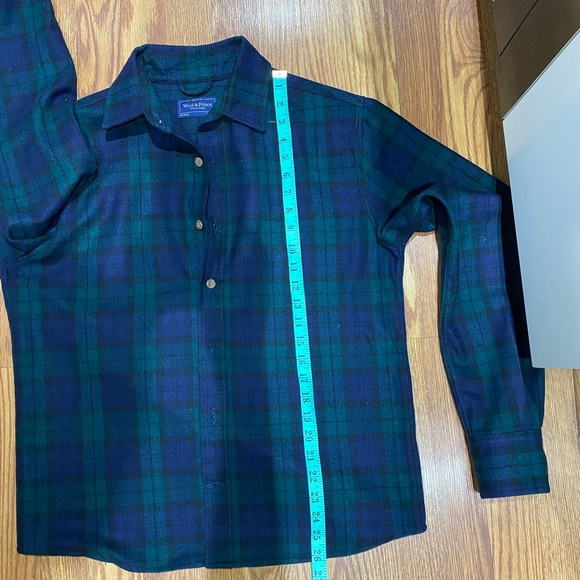 Wool&Prince Jackets & Coats Wool Prince Black Watch Shirt Jacket